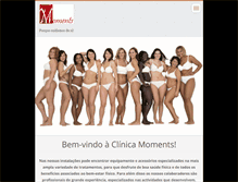 Tablet Screenshot of clinicamoments.com